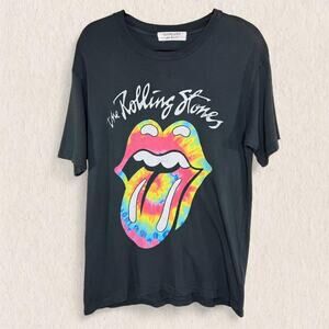 Daydreamer Rolling Stones Tie-Dye Tongue Tee Size Small Vintage Vibe‎ Band Shirt
